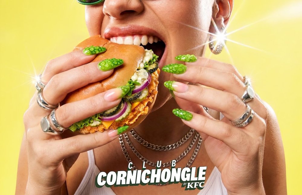 KFC Club Cornichon manucure Cornichongle pop-up Marseille