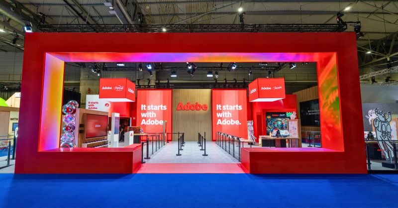 Adobe MWC stand 3