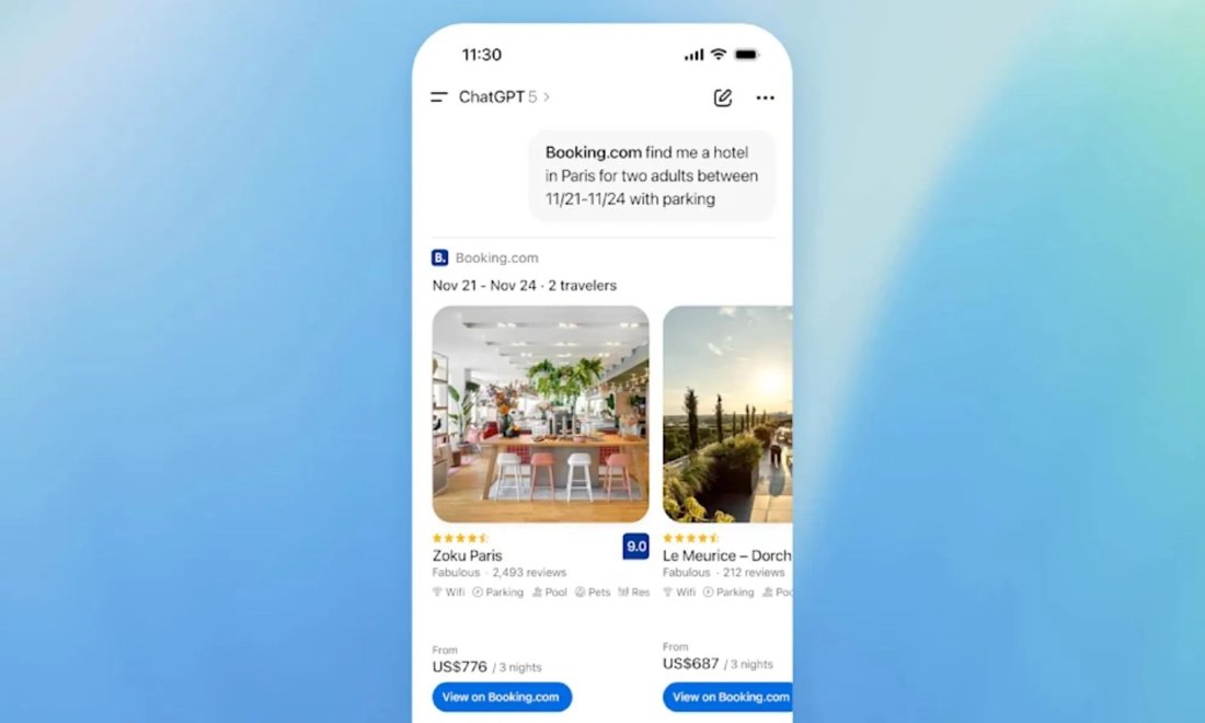ChatGPT exécute des applications