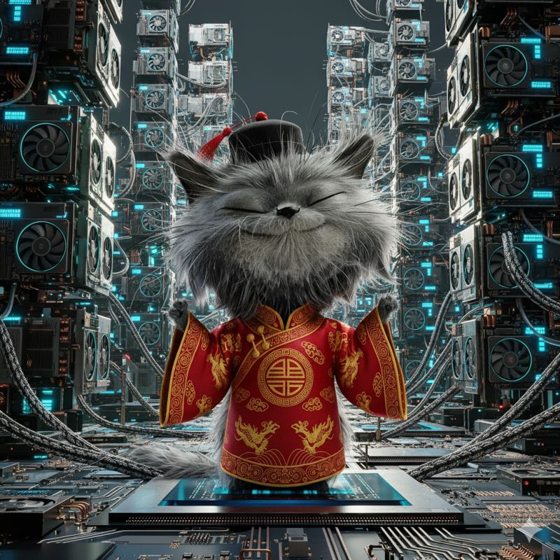 La stratégie du « chat maigre » — IA chinoise