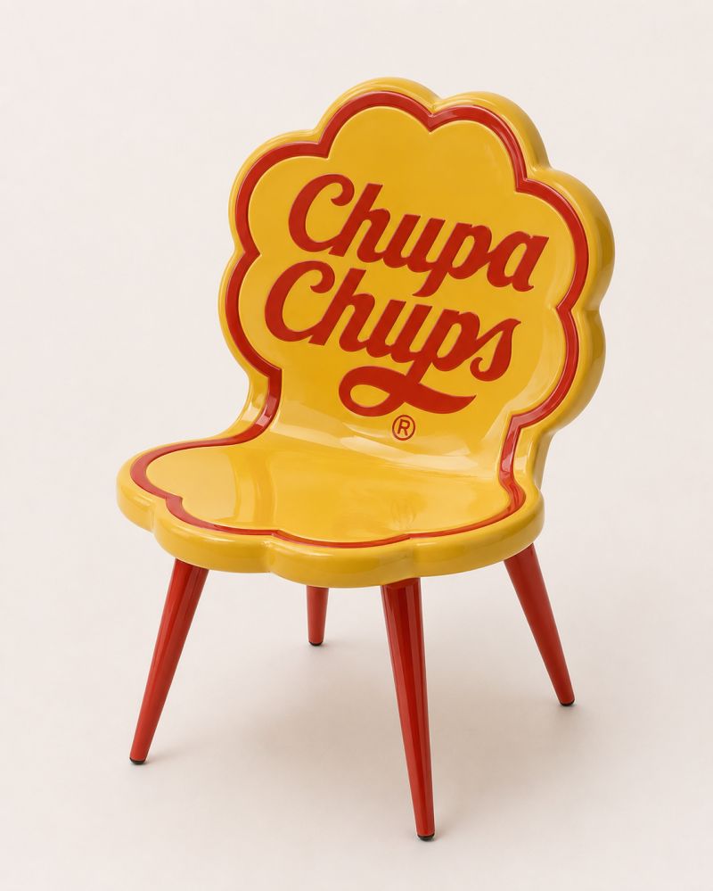 Chupa Chups — l'univers du logo étendu en objets