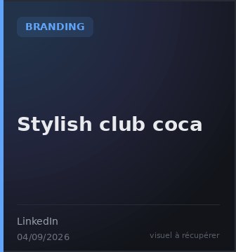 Stylish club coca