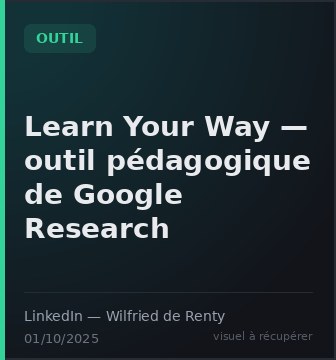 Learn Your Way — outil pédagogique de Google Research