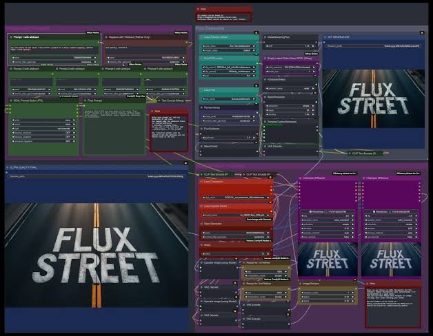 ComfyUI — workflow de raffinement d'image (upscale + détail)