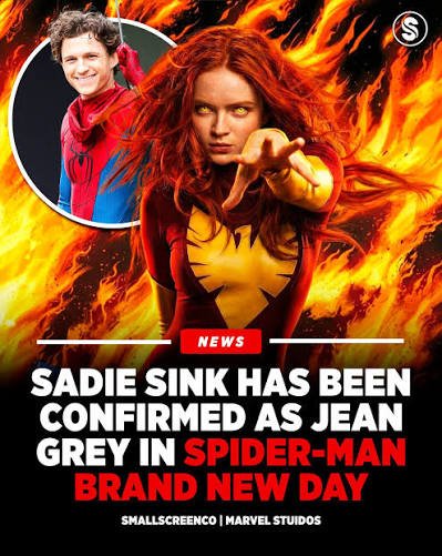 Sadie Sink en Jean Grey (Marvel) — Nano Banana Pro (Rowan)