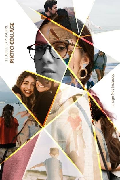 Poster tribute multi-image — dual exposure photo-grid (Amir 