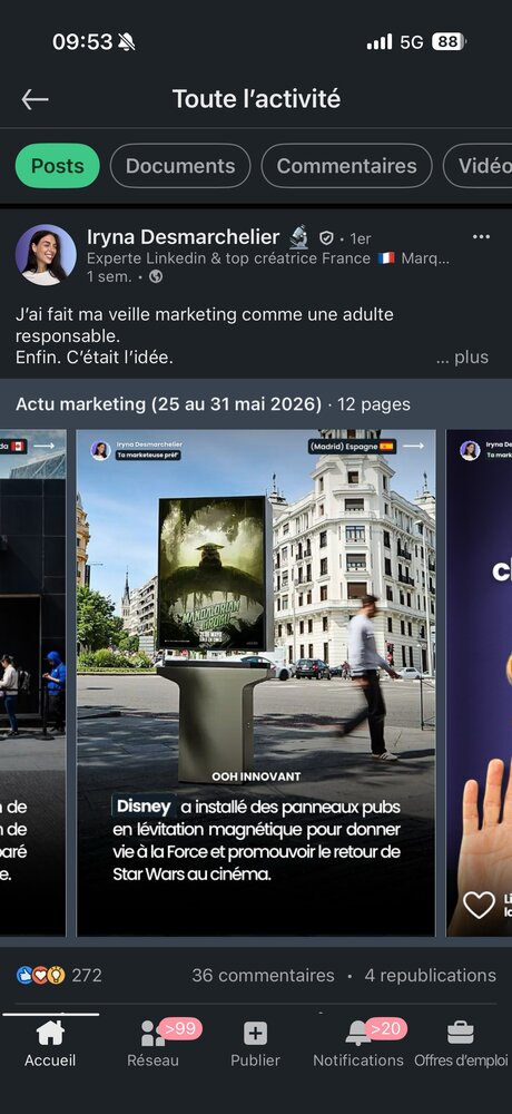 Disney — OOH lévitation magnétique Star Wars