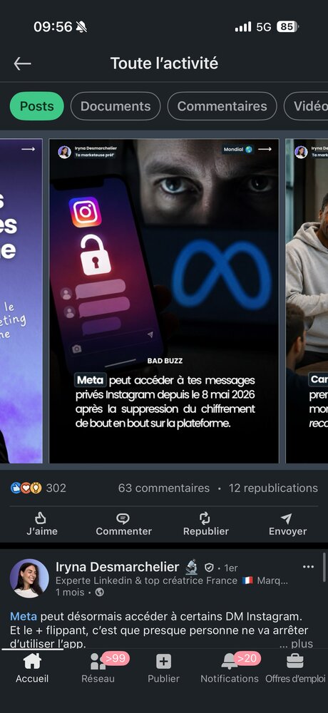 Meta — bad buzz accès aux DM Instagram