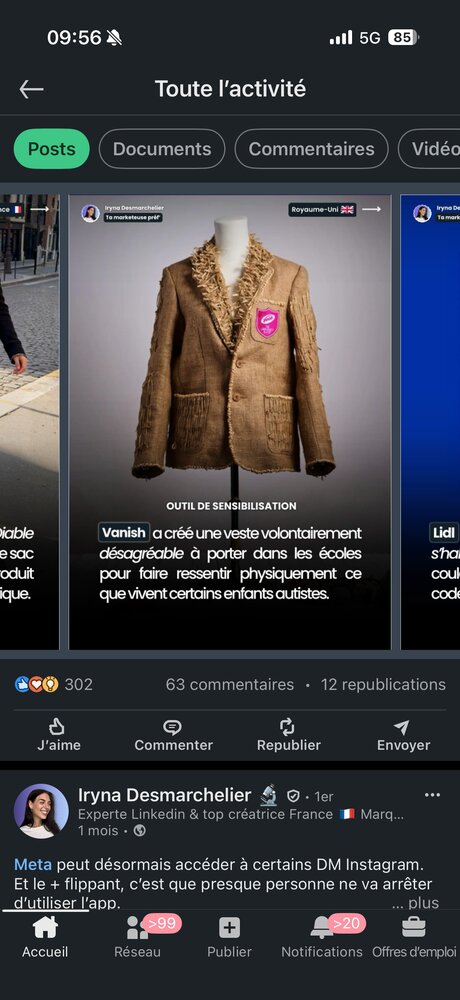 Vanish — veste désagréable, sensibilisation autisme