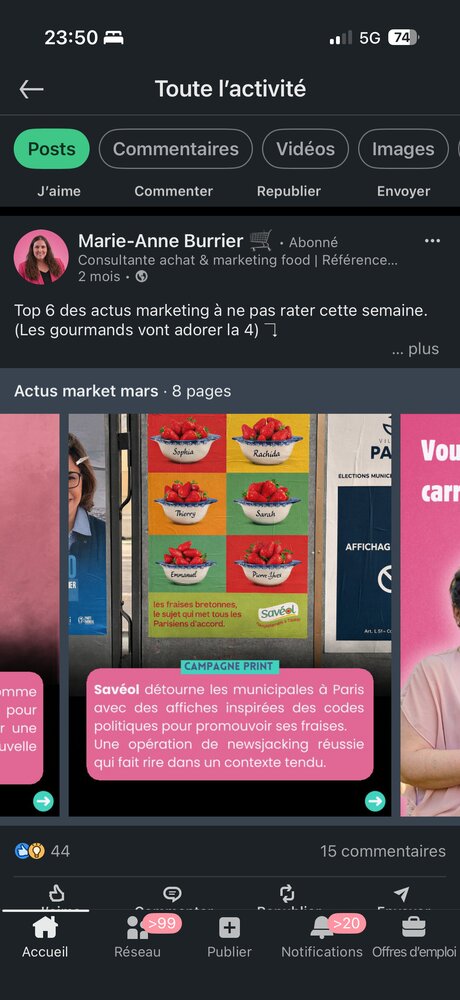 Savéol — affiches façon élections municipales
