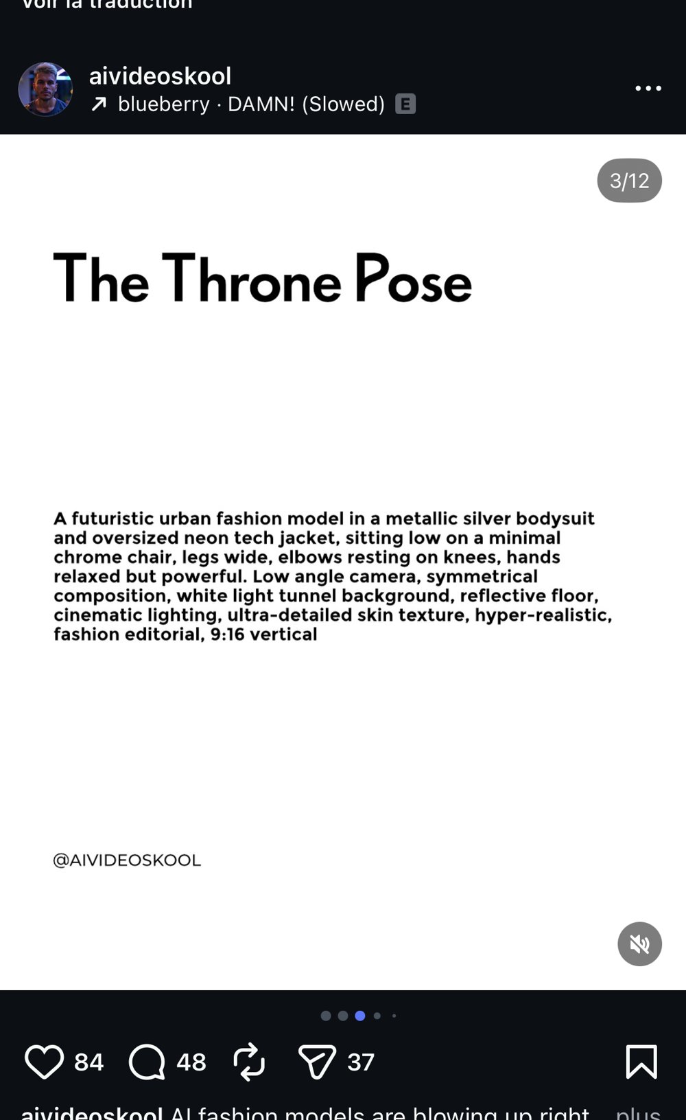 aivideoskool — The Throne Pose