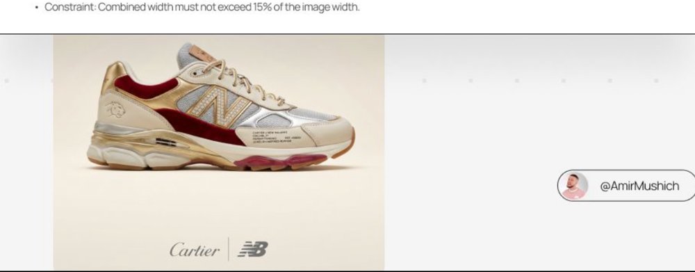 AmirMusic — sneaker Cartier x New Balance