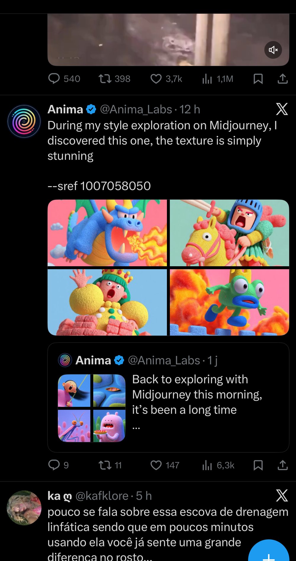 Exploration style Midjourney sref texture personnages jouets colores