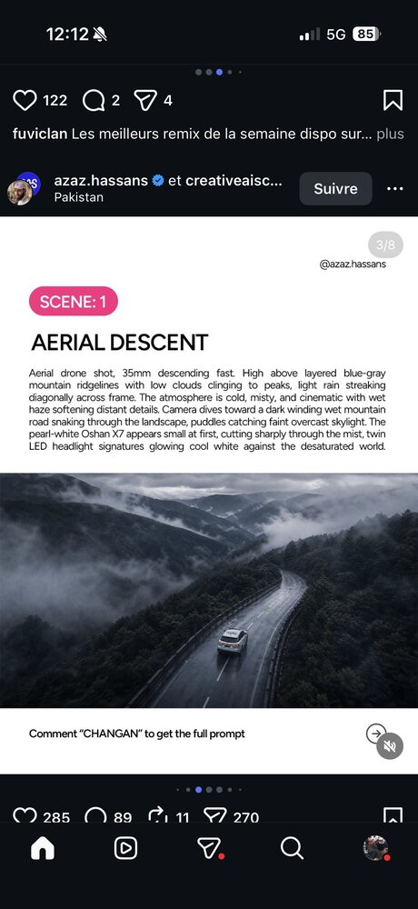 Scène 1 — plan aérien de descente en drone