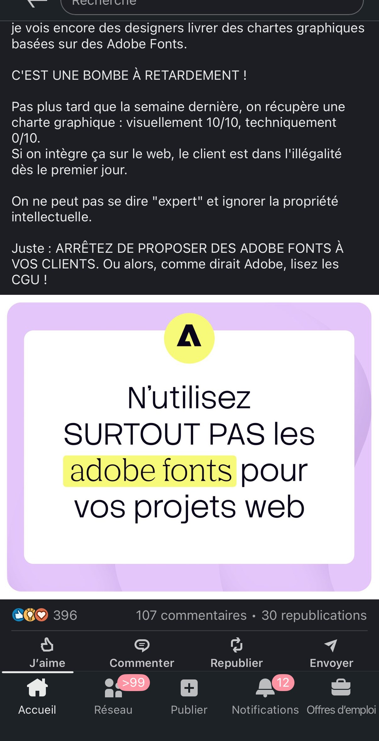 Fin du post — recommandations pratiques