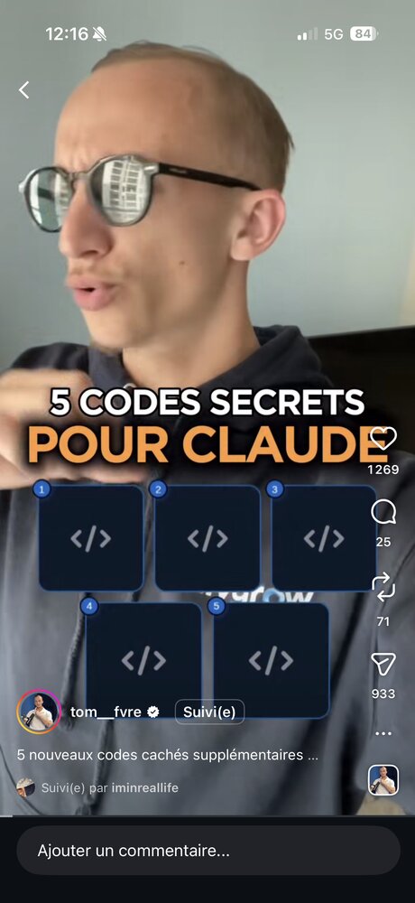 Intro — 5 codes secrets pour Claude