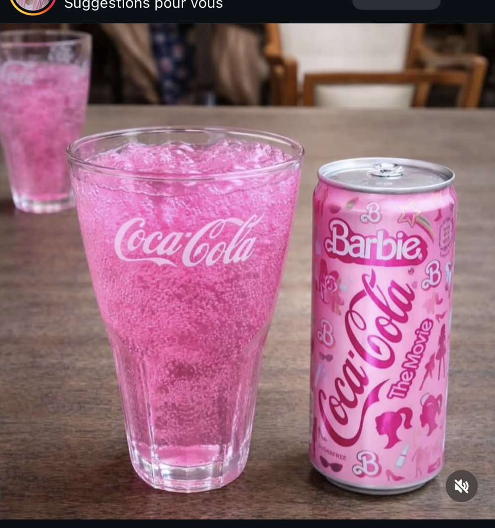 Coca-Cola × Barbie The Movie — le Coke rose