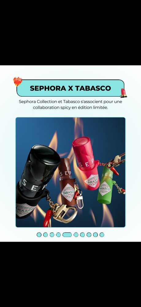 Sephora x Tabasco — porte-clés collector épicés