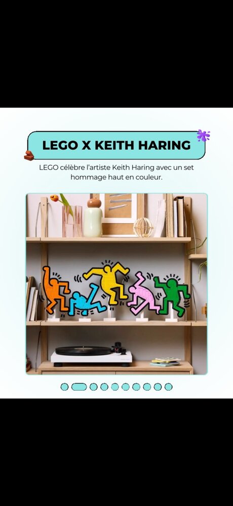 Lego x Keith Haring — set hommage à l'artiste