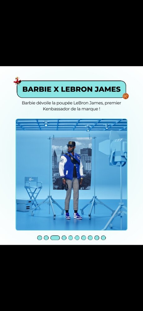 Barbie x LeBron James — premier « Kenbassador »