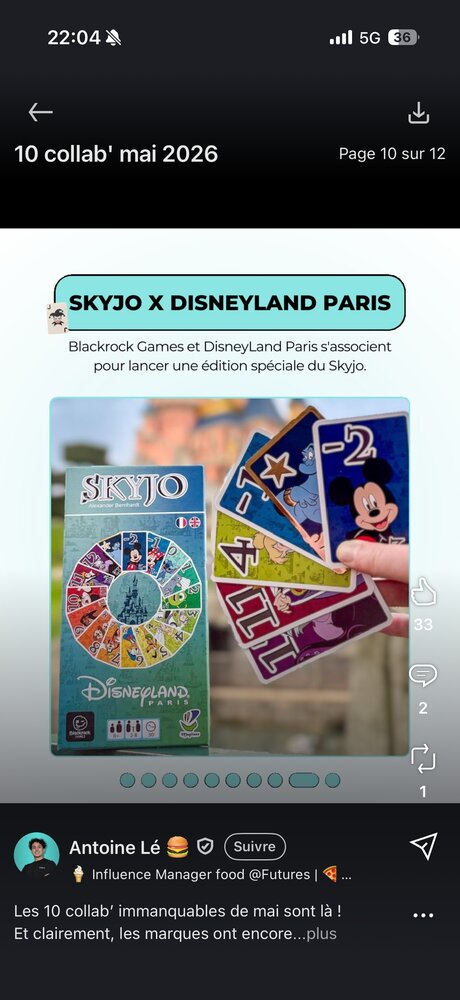 Skyjo x Disneyland Paris — édition spéciale du jeu de cartes