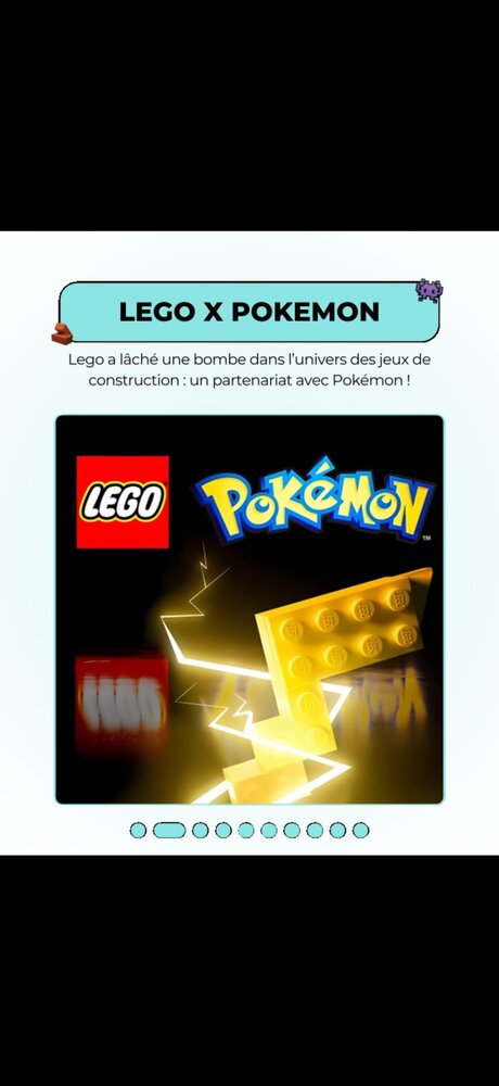 Lego x Pokémon — partenariat construction/jeu vidéo
