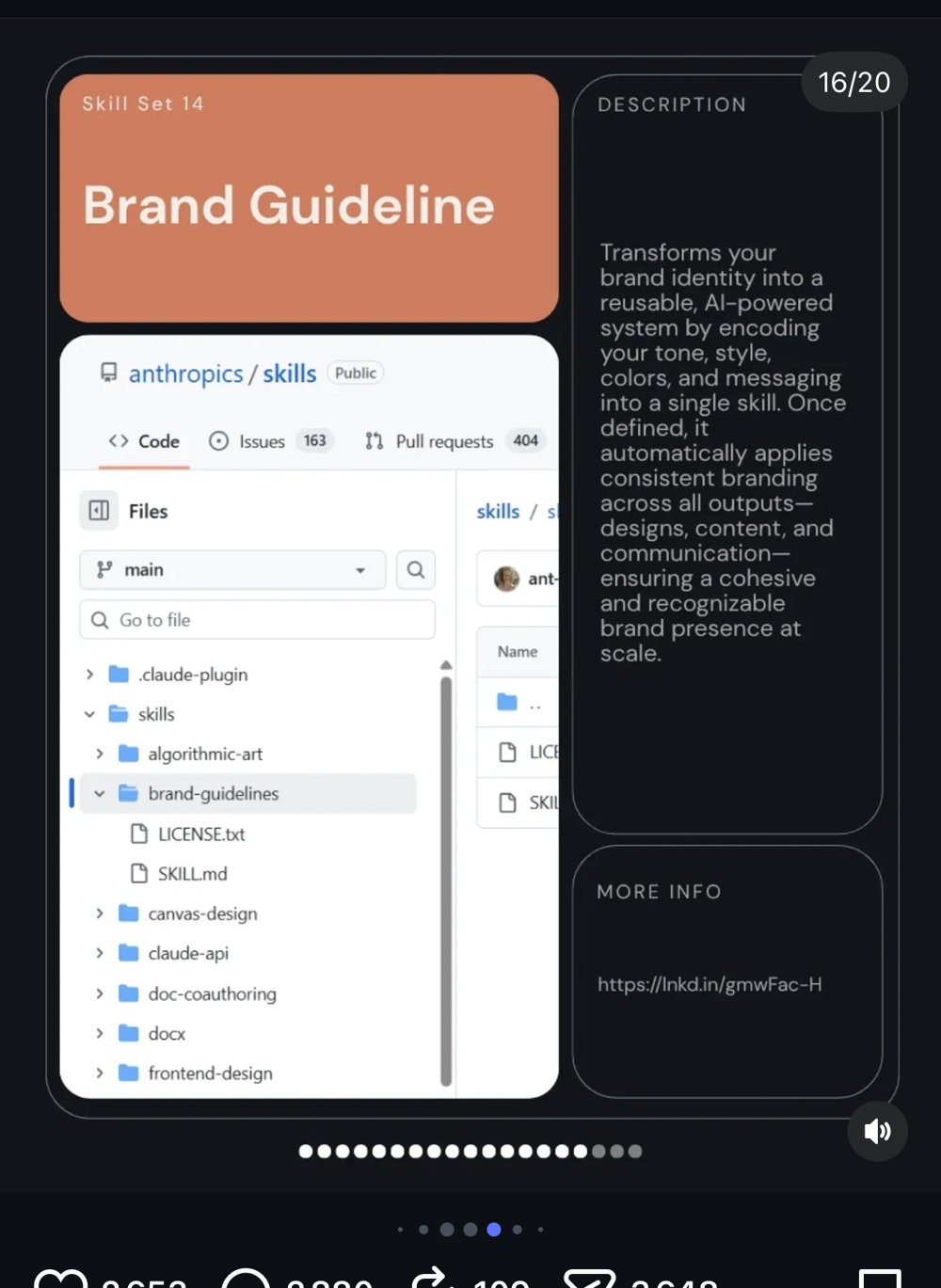 divyannshisharma — catalogue de 20 Skill Sets Claude (GitHub)