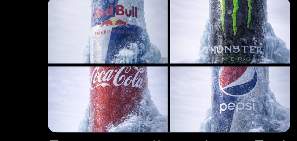 GPT Image 1.5 canettes glace arctique Monster CocaCola Pepsi