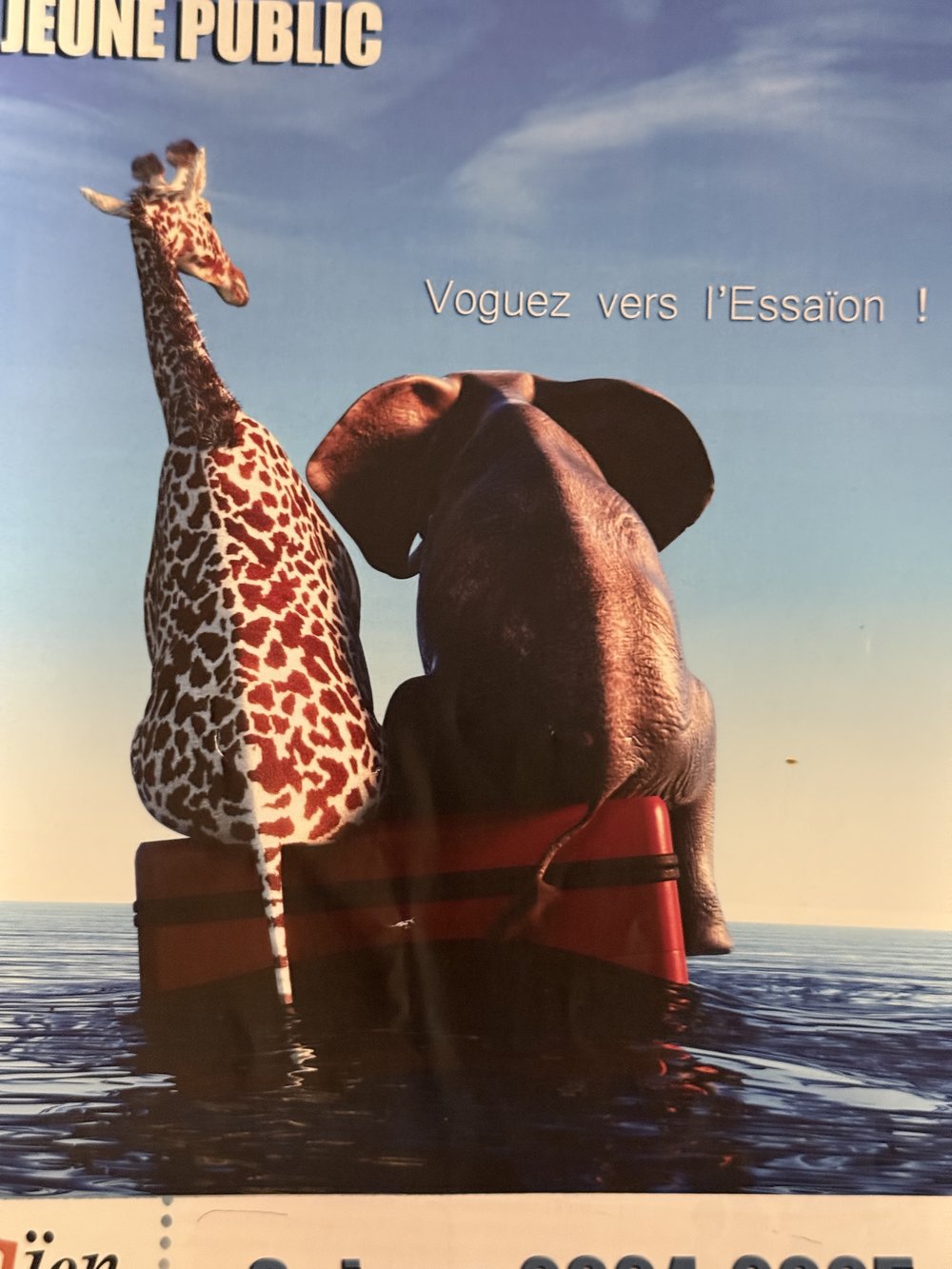 Théâtre de l'Essaïon — affiche « Voguez vers l'Essaïon »