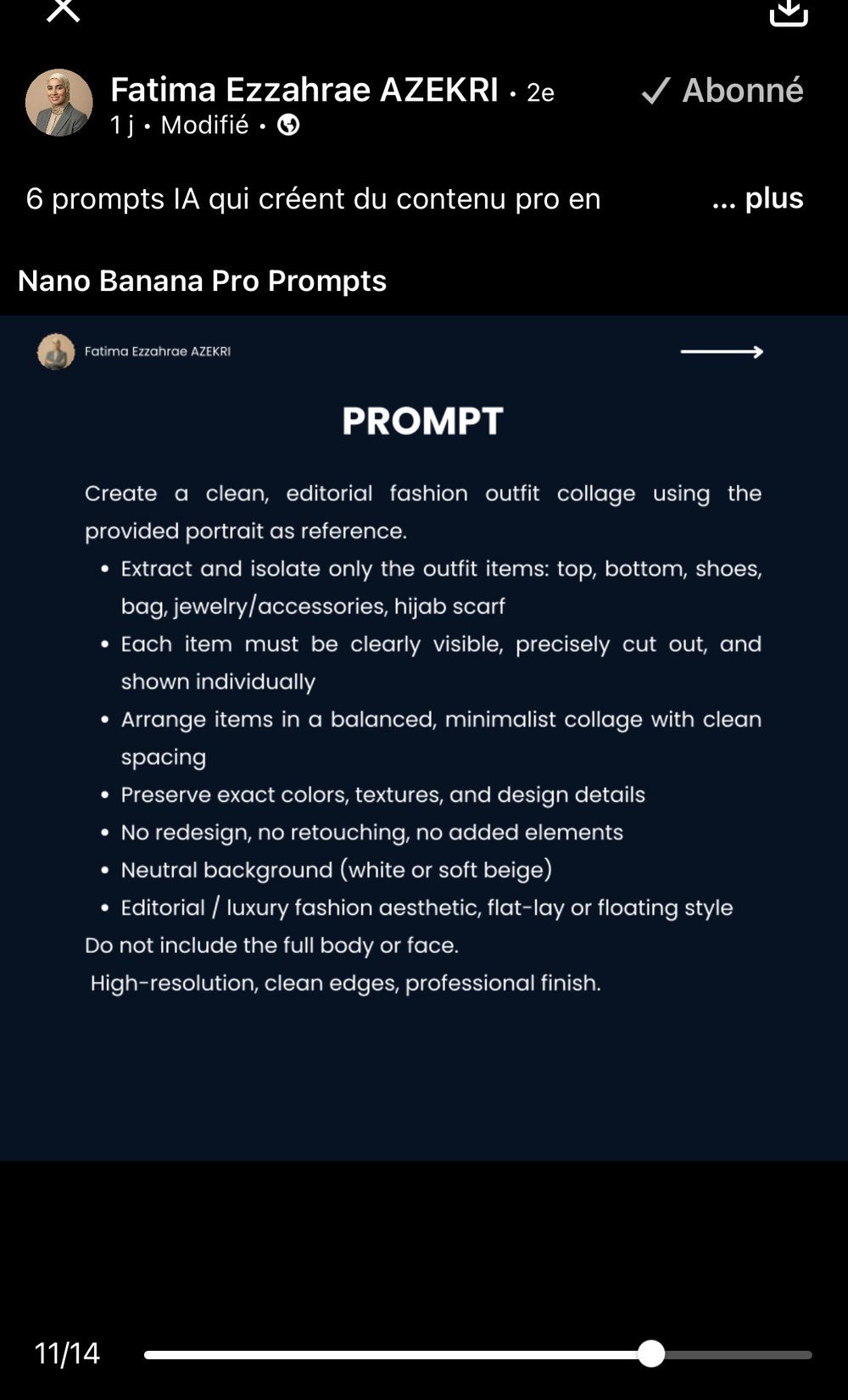 Nano Banana Pro Prompts — landing page beauté, ZWINA skincare, traduction affiche, collage mode, déco intérieure 4