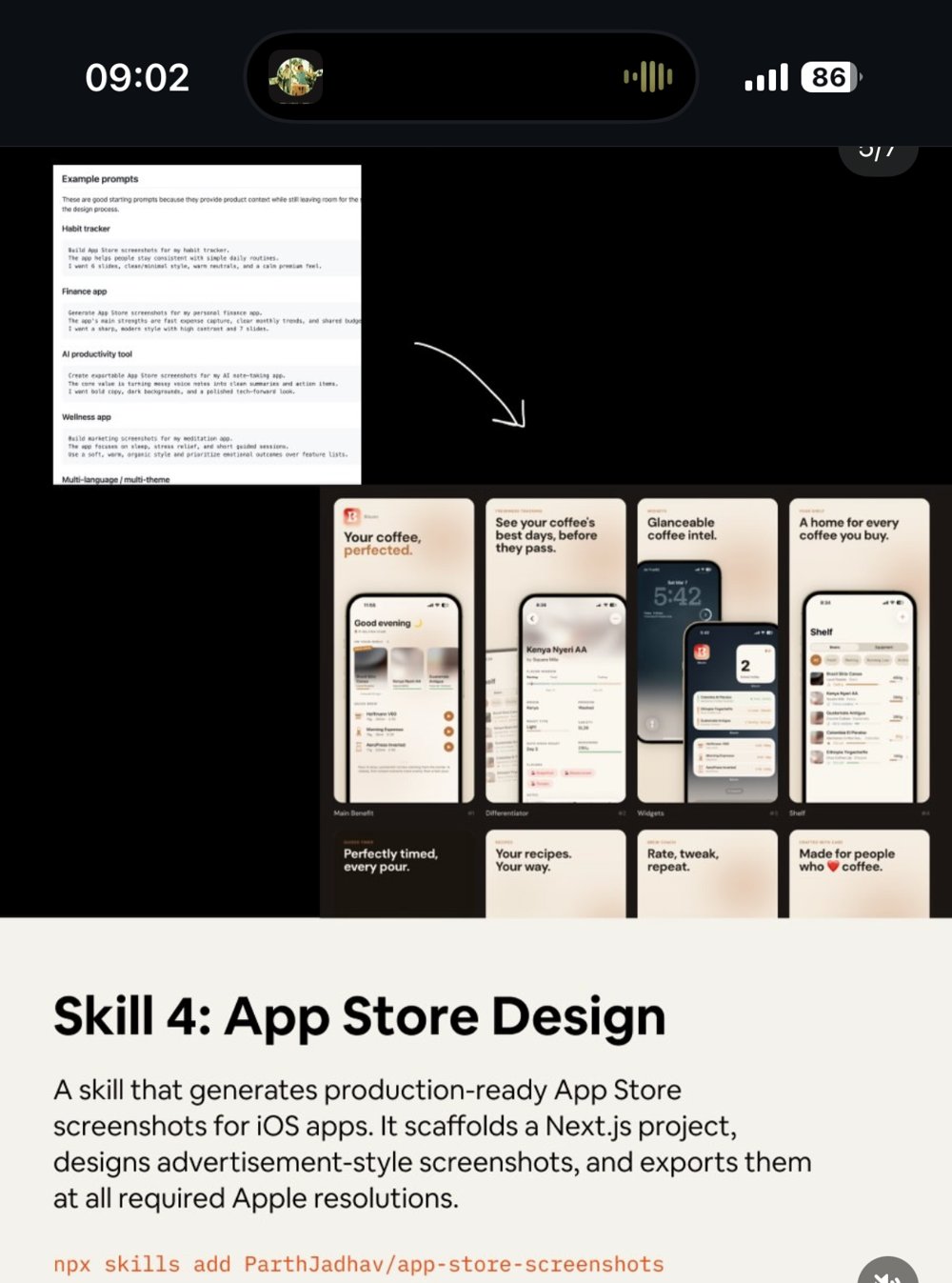 Skill 4 — App Store Design, captures d'écran App Store générées