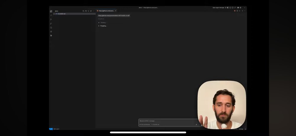 Repo GitHub taste-skill Claude Code