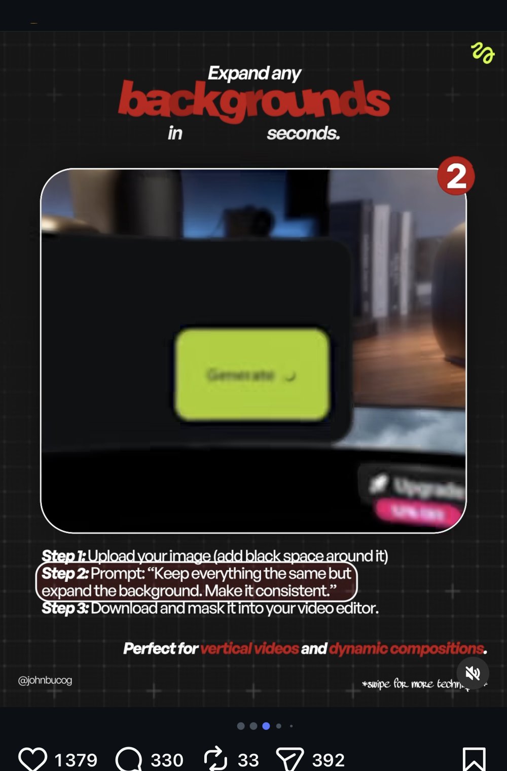 Expand backgrounds Nano Banana Workflow 3 etapes
