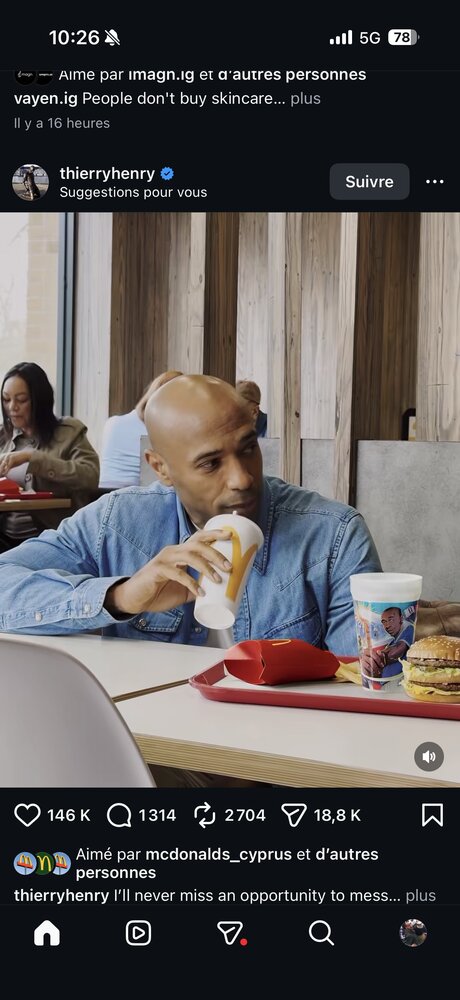 Thierry Henry, gobelet collector à son effigie