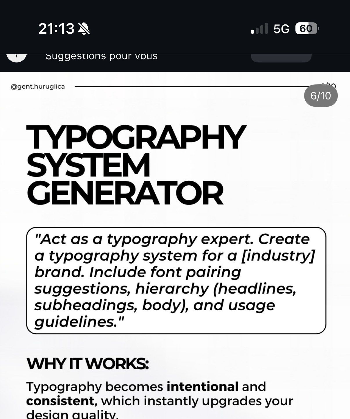 « TYPOGRAPHY SYSTEM GENERATOR » — système typographique complet avec pairing de polices et hiérarchie