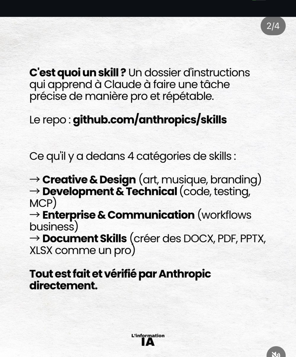 information.ia — Anthropic publie le repo « skills » sur GitHub