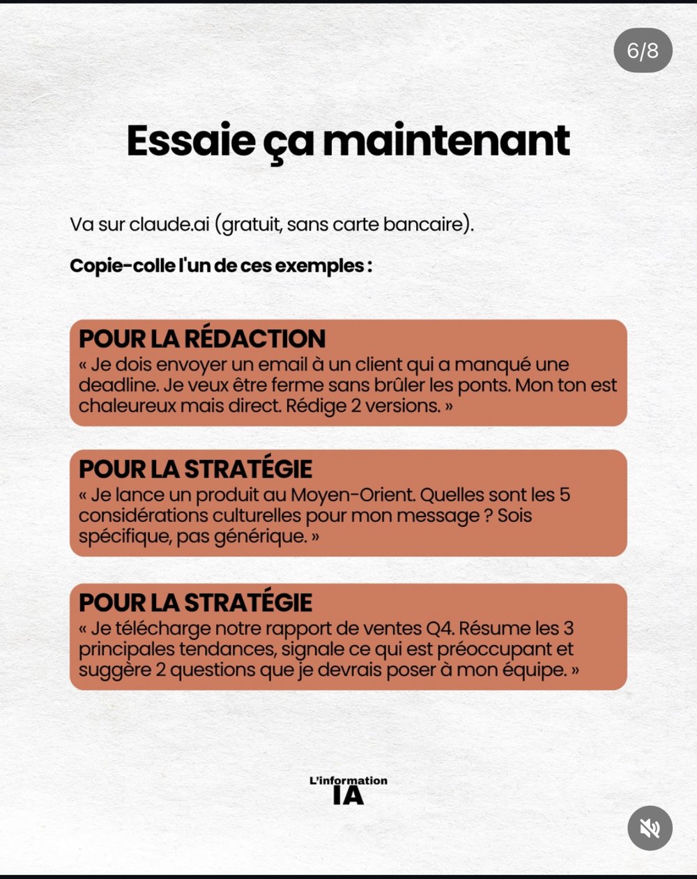 « Essaie ça maintenant » — 3 prompts d'exemple en français