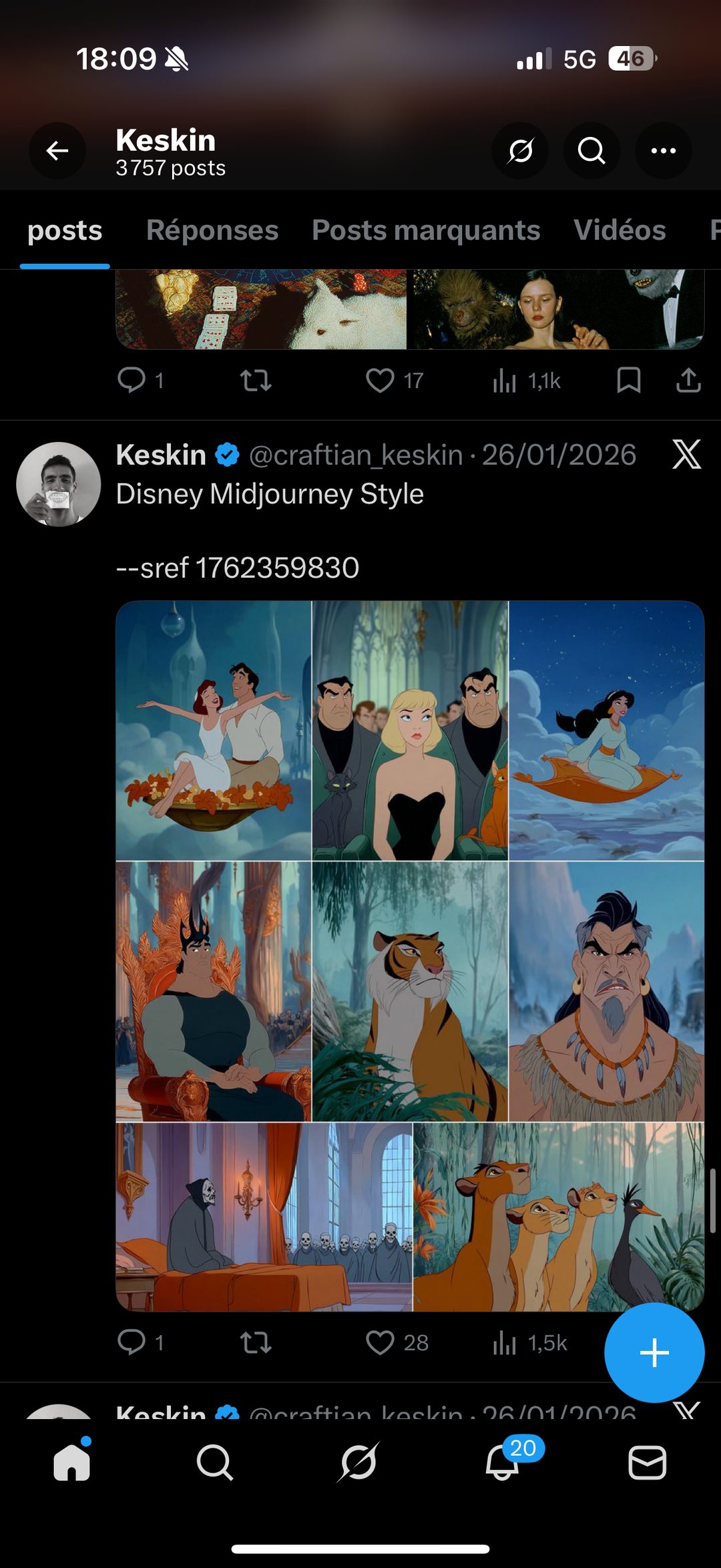 Keskin - sref 'Disney Midjourney Style'
