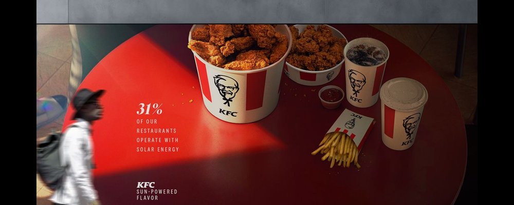 KFC Sun-Powered Flavor — campagne énergie solaire 3
