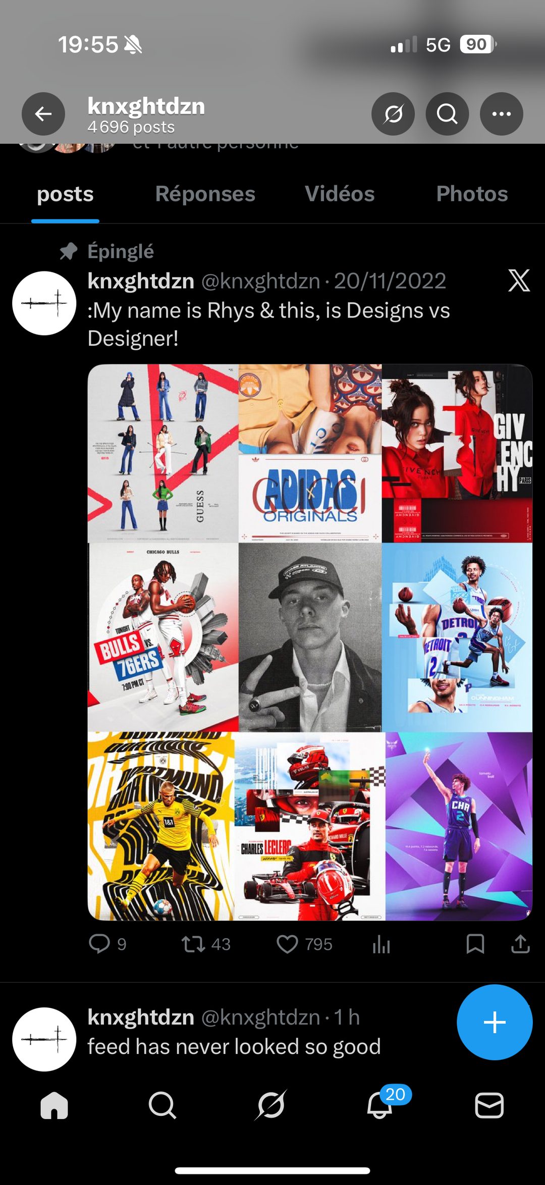 Grille Instagram (suite) — autres affiches JO d’hiver, identité graphique cohérente