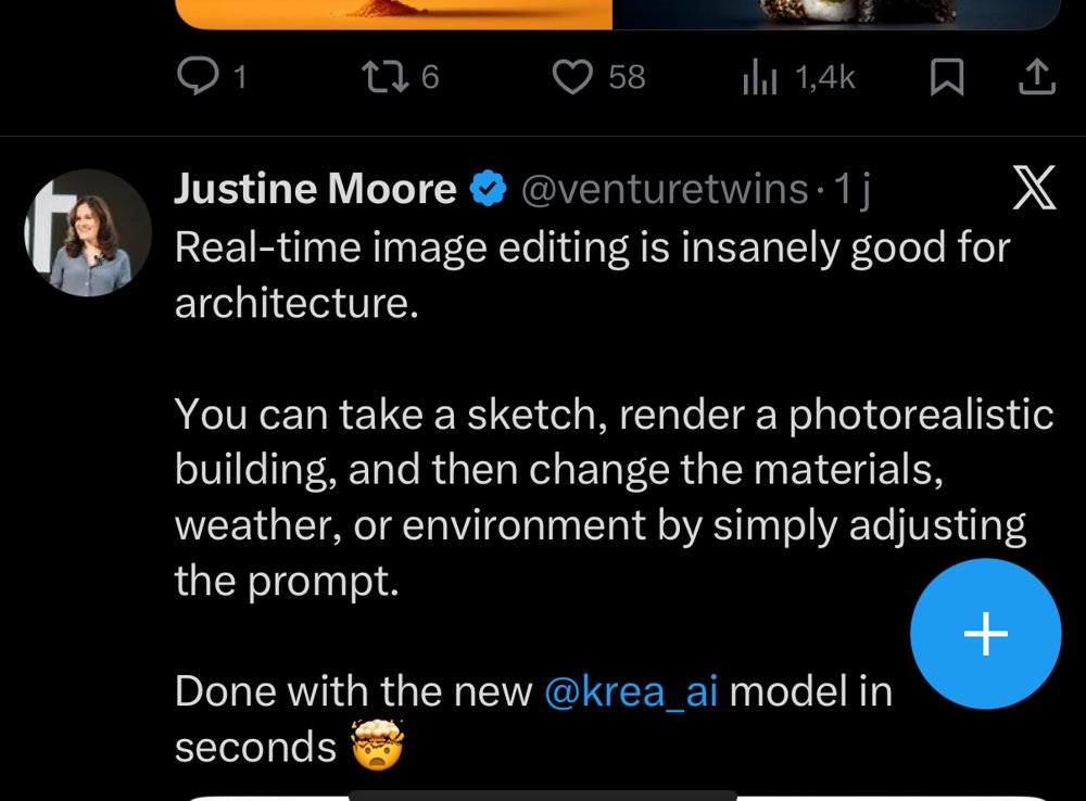 krea_ai — édition d'image temps réel architecture