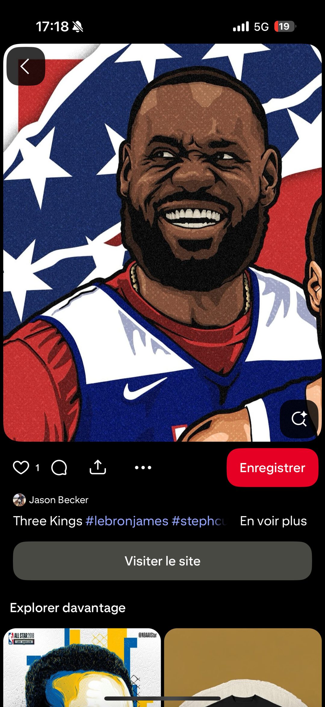 LeBron James — illustration vectorielle « Three Kings » façon comic
