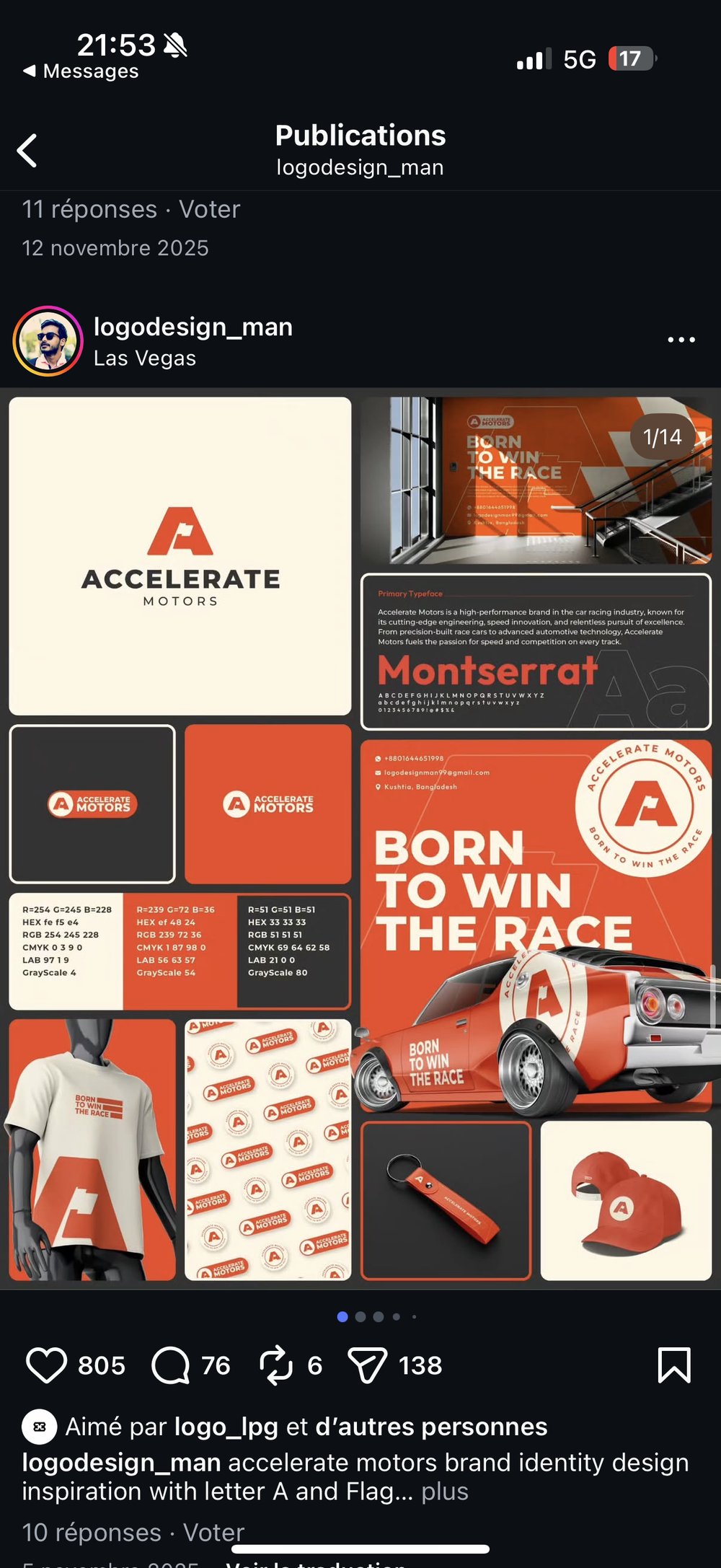 Concept branding Accelerate Motors logodesign_man
