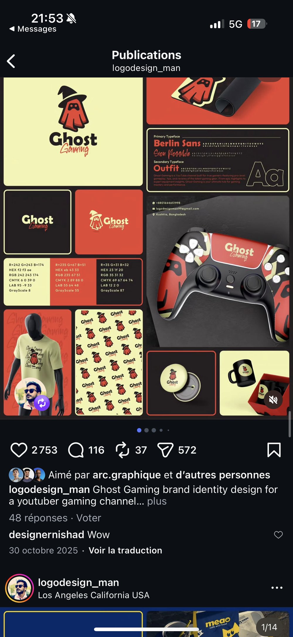 Concept branding Ghost Gaming logodesign_man