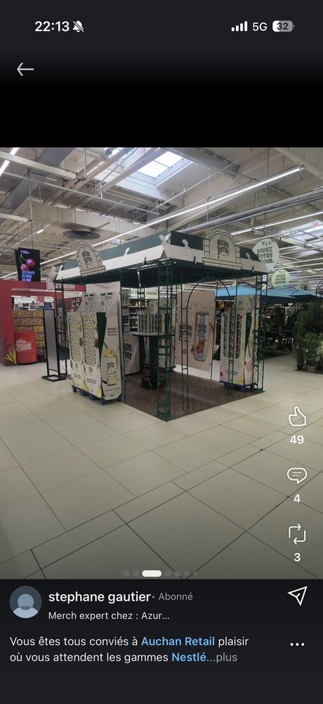 Vue d'ensemble incluant le rayon environnant