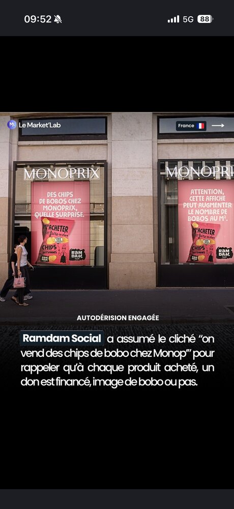 Ramdam Social x Monoprix — autodérision