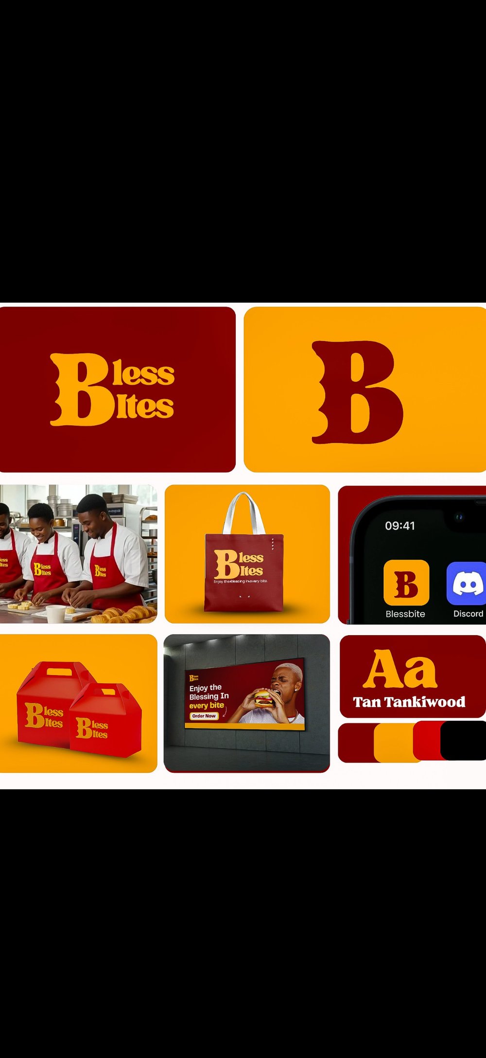 Bless Bites — logo et packaging