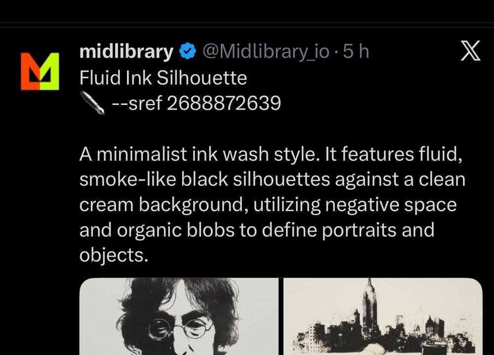 Style Fluid Ink Silhouette silhouettes encre noire fond creme