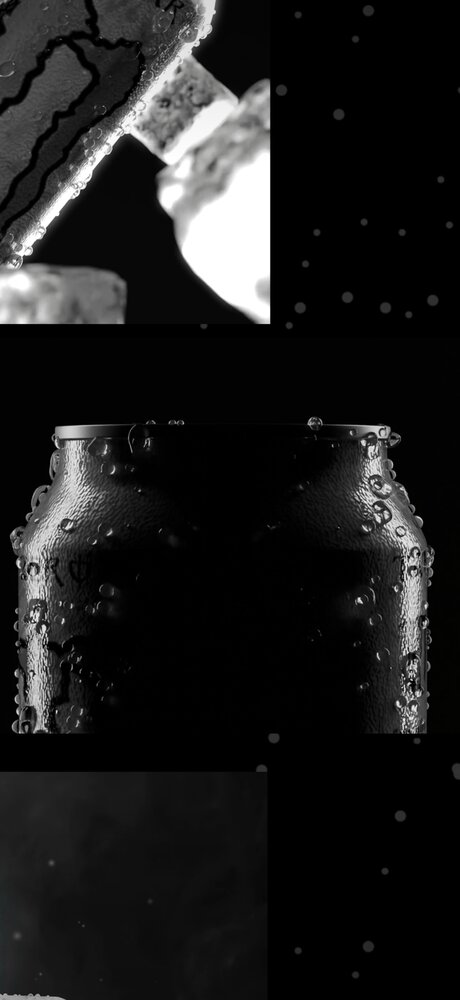 Photo produit sombre, ambiance teaser de la collab