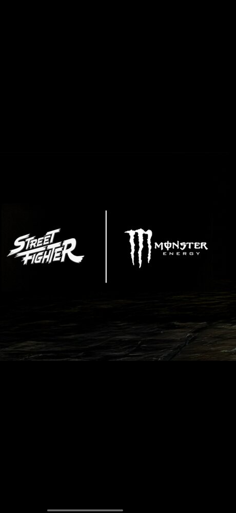Lockup logo Street Fighter x Monster Energy